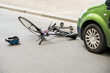 Partial Fault in a Bicycle Accident Case