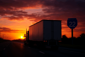 Truck Crash at Dusk on I-22 Using ECM and Log Data to Challenge the Sun Glare Excuse